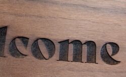 wood welcome